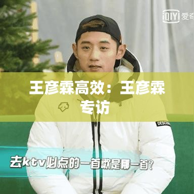 王彦霖高效：王彦霖专访 