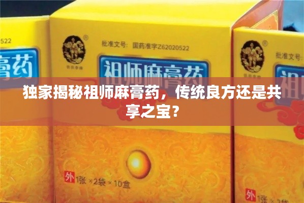 独家揭秘祖师麻膏药，传统良方还是共享之宝？