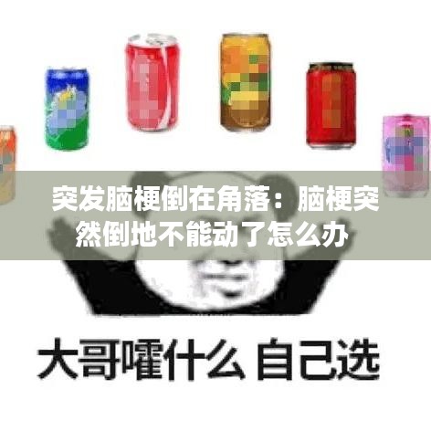 突发脑梗倒在角落：脑梗突然倒地不能动了怎么办 