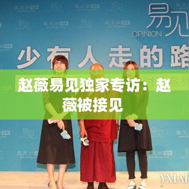 赵薇易见独家专访：赵薇被接见 