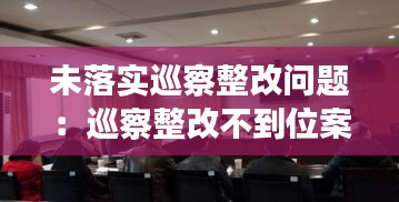 未落实巡察整改问题：巡察整改不到位案例 