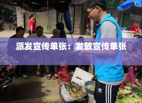 派发宣传单张：发放宣传单张 