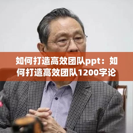 如何打造高效团队ppt：如何打造高效团队1200字论文 
