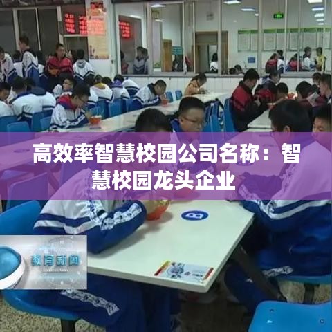 高效率智慧校园公司名称：智慧校园龙头企业 