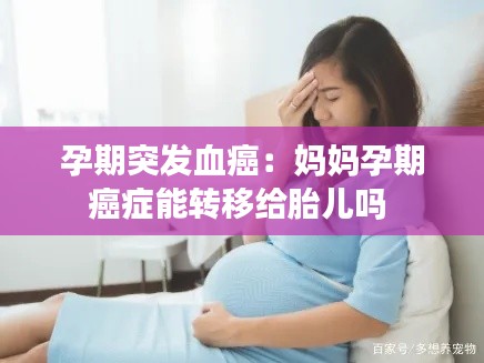 孕期突发血癌：妈妈孕期癌症能转移给胎儿吗 