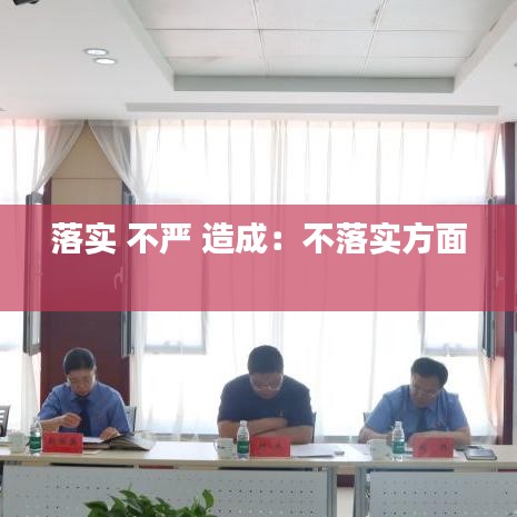 落实 不严 造成：不落实方面 