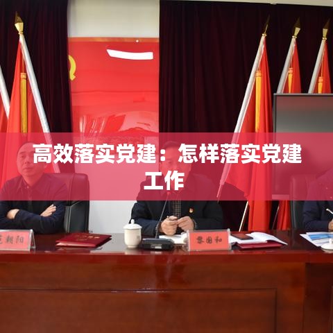 高效落实党建：怎样落实党建工作 