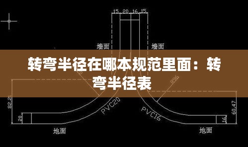 转弯半径在哪本规范里面：转弯半径表 