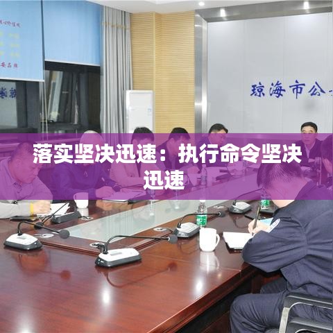 落实坚决迅速：执行命令坚决迅速 