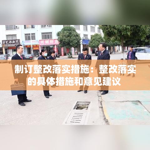 制订整改落实措施：整改落实的具体措施和意见建议 