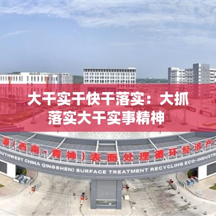 大干实干快干落实：大抓落实大干实事精神 