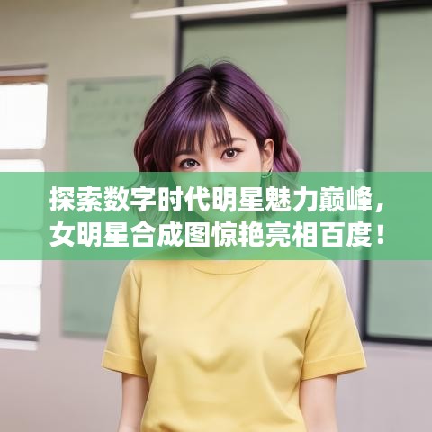 探索数字时代明星魅力巅峰，女明星合成图惊艳亮相百度！