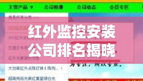 红外监控安装公司排名揭晓，权威榜单，专业选择！