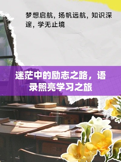 迷茫中的励志之路，语录照亮学习之旅