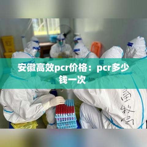 安徽高效pcr价格：pcr多少钱一次 