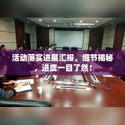 活动落实进展汇报，细节揭秘，进度一目了然！