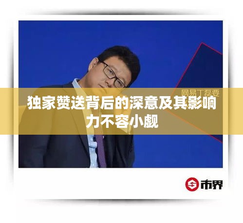 独家赞送背后的深意及其影响力不容小觑