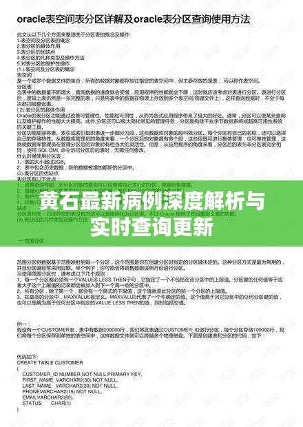 黄石最新病例深度解析与实时查询更新