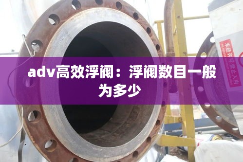 adv高效浮阀：浮阀数目一般为多少 