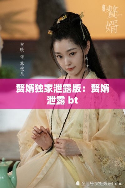 赘婿独家泄露版：赘婿 泄露 bt 