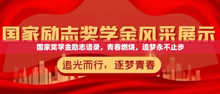 国家奖学金励志语录，青春燃烧，追梦永不止步