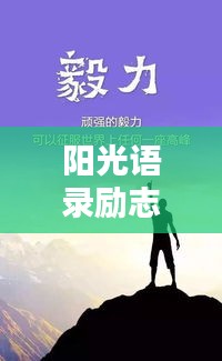 阳光语录励志篇章，激发无限正能量！