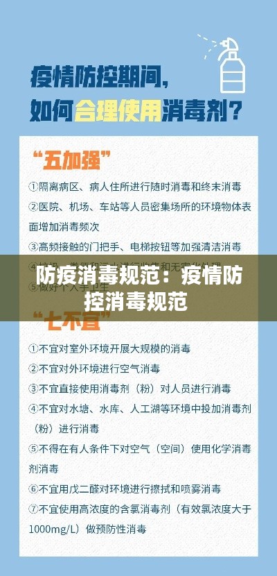 防疫消毒规范：疫情防控消毒规范 