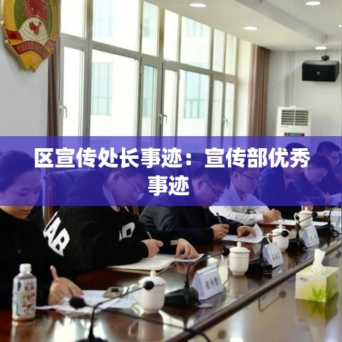 区宣传处长事迹：宣传部优秀事迹 
