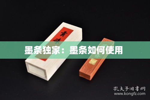 墨条独家：墨条如何使用 