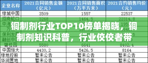 铜制剂行业TOP10榜单揭晓，铜制剂知识科普，行业佼佼者带你了解！