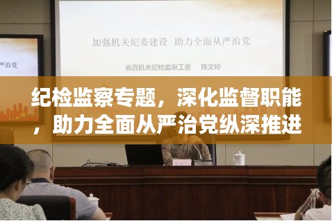 纪检监察专题，深化监督职能，助力全面从严治党纵深推进