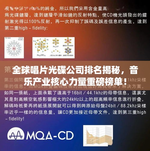 全球唱片光碟公司排名揭秘，音乐产业核心力量重磅榜单！