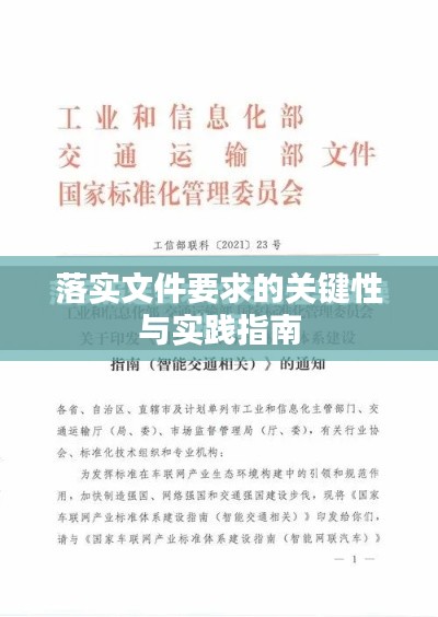 落实文件要求的关键性与实践指南