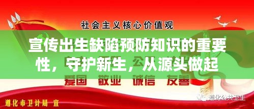 宣传出生缺陷预防知识的重要性，守护新生，从源头做起