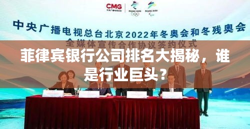 菲律宾银行公司排名大揭秘，谁是行业巨头？