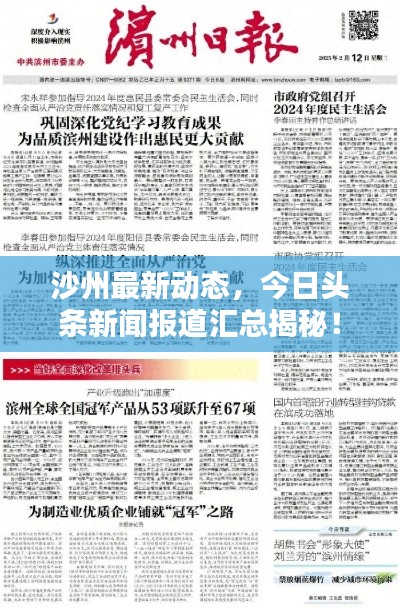 沙州最新动态，今日头条新闻报道汇总揭秘！
