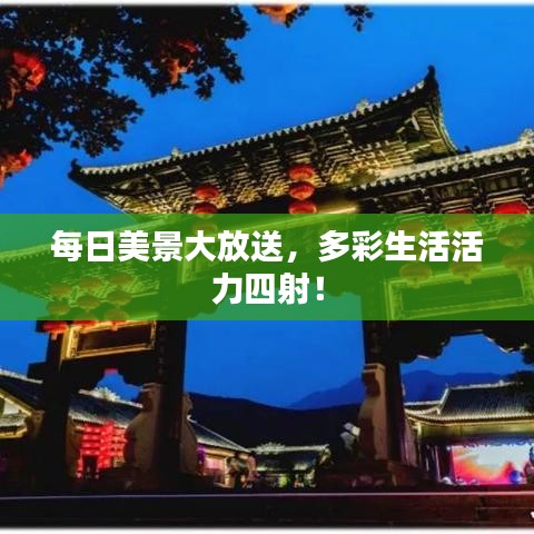 每日美景大放送，多彩生活活力四射！