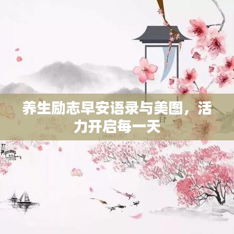 养生励志早安语录与美图，活力开启每一天