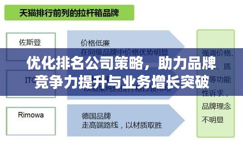 优化排名公司策略，助力品牌竞争力提升与业务增长突破