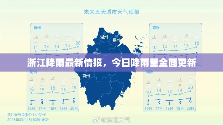 浙江降雨最新情报，今日降雨量全面更新