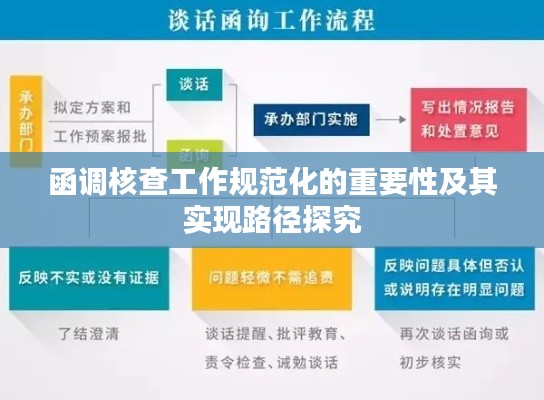 函调核查工作规范化的重要性及其实现路径探究