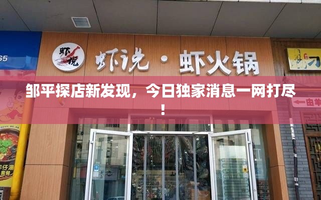 邹平探店新发现，今日独家消息一网打尽！