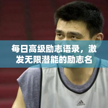 每日高级励志语录，激发无限潜能的励志名言