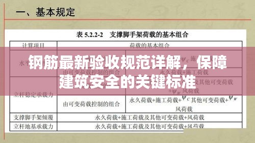 钢筋最新验收规范详解，保障建筑安全的关键标准