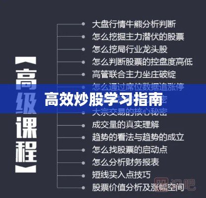 高效炒股学习指南