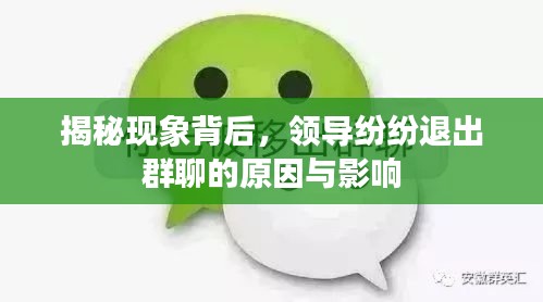 揭秘现象背后，领导纷纷退出群聊的原因与影响