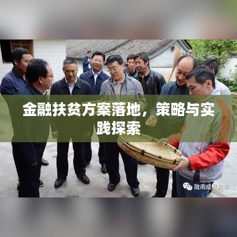 金融扶贫方案落地，策略与实践探索