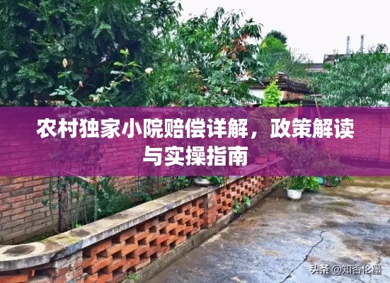 农村独家小院赔偿详解，政策解读与实操指南