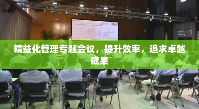 精益化管理专题会议，提升效率，追求卓越成果